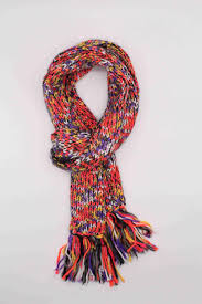 Cut the loop in the center, and then pull out the cut yarn attached to the skein (ball of yarn). Lady S Colorful Knitting High Quality Shawl 100 Acrylic Scarf China Winter Scarf And Winter Knitted Scarf Price Made In China Com