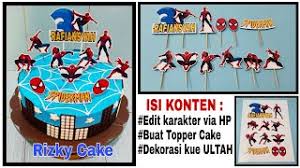 Entdecke rezepte, einrichtungsideen, stilinterpretationen und andere ideen zum ausprobieren. Kue Ultah Spiderman