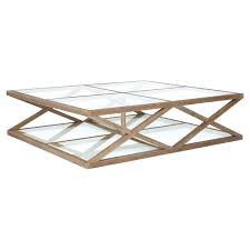 Many of the brand's ottomans can double as a coffee table. Marylebone Solid Oak Coffee Table Large Oka