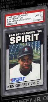 Some of the lower grades are proving to be challenging, low grade half grades are quite a low pop. Ken Griffey Jr 1988 Best Rookie Card 1 Griffey Jr Ken Griffey Jr Ken Griffey