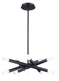 Patriot Lighting Enzo 10 Light Chandelier At Menards Patriot Lighting Reg Enzo 10 Light Matte Black Chandel Black Chandelier Chandelier Lighting Chandelier