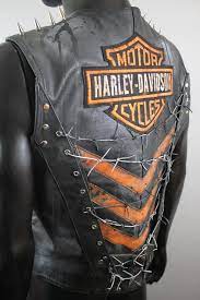 Harley Davidson Vest Unique Biker Vest Black Leather Etsy Harley Davidson Vest Cool Outfits Couture Outfits