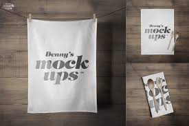 Flour Sack Towel Mockup Flour Sack Towels Graphic Design Portfolio Print Design Mockup Free