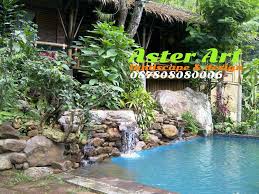 Jasa Pembuatan Kolam Air Terjun Kolam Taman Air Terjun