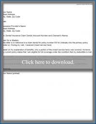 Maybe you would like to learn more about one of these? Sample Letters Of Appeal To Dental Insurance Lovetoknow