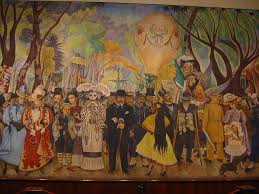 Personajes De La Pintura Sueño De Una Tarde Dominical En La Alameda Central Diego Rivera Sueno De Una Tarde Dominical En La Alameda Sunday Afternoon Dream In The Alameda Park Museo Mural Diego Rivera Diego Rivera Mural Museum M Frida And