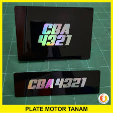 Ramai pemilik kereta sanggup menghabiskan ribuan ringgit demi mendapatkan nombor plat yang running number atau nombor semasa. 8 8 Sale Nombor Plat Motor Tanam Style Baru 2021 Shopee Malaysia