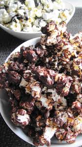 Chocolate Covered Popcorn Recipe Popcorn Recipes Chocolate Food Chocolate Covered Popcorn