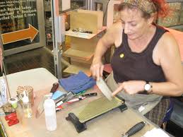Samurai knife sharpening is available in front of the store twice a week, on wednesdays and saturdays from noon to 6 p.m. Nyc Best Take The Dull Out Of Cooking Knives With Samurai Sharpening Chelsea Market 8 Ate Eight