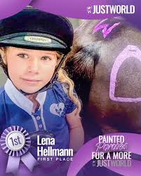 Lena Hellmann and Clovermeade Magic Crush Shine in 0.70m Open Jumpers