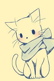 How to draw an anime cat | free download on clipartmag. Cute Drawing Of A Cat Tax Cute Art Cute Drawings Drawings