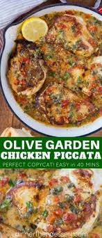 Aside from beating the dinner rush, you get to enjoy their early dinner duos for only $8.99. Olive Garden Chicken Piccata Copycat Dinner Then Dessert
