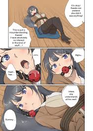 tamawwwwwwwww, sakurajima mai, seishun buta yarou, absurdres, highres,  1girl, arms behind back, ball gag, bdsm, black hair, black pantyhose,  blush, bound, bound ankles, bound arms, bound legs, bound thighs, bound  torso, breasts,