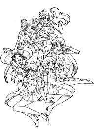 Coloring Page For Kids Sailor Moon Coloring Pages Moon Coloring Pages Coloring Book Pages