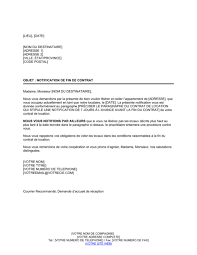 Avec jusqu'à dix dossiers déposés par logement à louer, la concurrence entre les candidats à la location est rude. Notification De Fin De Contrat De Location Modeles Exemples Pdf Biztree Com