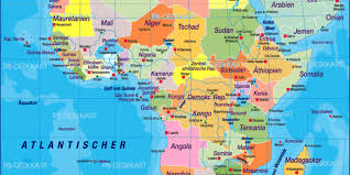 Hier finden sie sowohl länderkarten als auch karten, die den kompletten kontinent physisch oder politisch darstellen. Karte Von Afrika Weltkarte Politisch Ubersichtskarte Regionen Der Welt Welt Atlas De