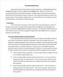 How to write a formal essay. Free 9 Argumentative Essay Samples In Pdf