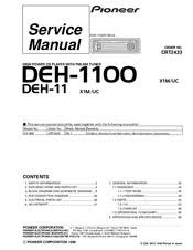 Anyway, let's go back to the tool; Pioneer Deh 1150 Manuals Manualslib
