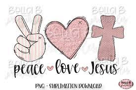 Free Free 235 Peace Love Jesus Svg Free SVG PNG EPS DXF File