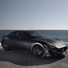 Maserati Gran Turismo Matte Black Repost Inspirationalmotors Maserati Granturismo Maserati Granturismo Luxury Car Photos Maserati Gt