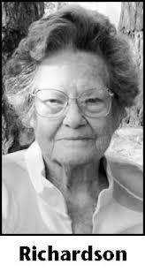 RUTH RICHARDSON Obituary (2016)