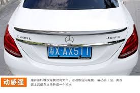 Fit For Mercedes Benz C W205 C180l C200l C63 Amg Carbon Fiber Rear Spoiler Rear Wing Benz C Mercedes Benz Benz