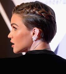 Ruby Rose Boxer Braids Short Hair Tranca Cabelo Curto Cabelo Com Tranca Penteados Com Tranca