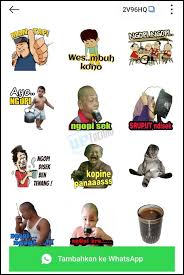  Stiker Wa Bahasa Jawa Lucu Ngopi Lucu Gambar Lucu Olahraga Stiker