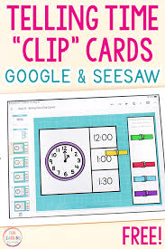 Running out of ideas for preschool circle time? Telling Time Activity For Google Slides And Seesaw