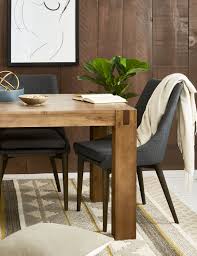 Grey Acacia Wood Dining Table 180cm 71 Structube Hamburg Wood Dining Table Dining Table Decor