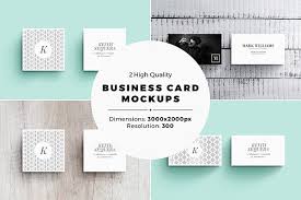 Download 115 Free Business Card Mockups