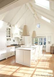 kitchen vaulted ceiling kitchen