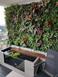 Green Wall Aquaponics Ide Berkebun Kolam Ikan Kebun Kecil