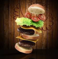 Artstation Banh Hamburger 3d Francisco Marques Food Drawing Hamburger Hamburger Images