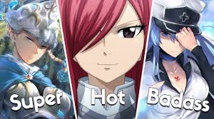 Top 10 Super Hot Badass Female Characters In Anime Hd Youtube