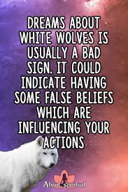 Maybe you would like to learn more about one of these? White Wolf In Dream Meaning Good Or Bad Sign For You