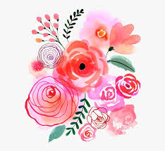 If you open them in a program like photoshop or canvas, they should have transparent backgrounds. Watercolor Flower Bouquet Transparent Cartoons Transparent Background Watercolor Flowers Clipart Hd Png Download Kindpng