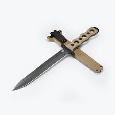 Benchmade 185BK-1 SCOP Fixed Blade Knife, Desert Tan G-10 Handles, 7.1″  CPM-3V Blade, W Sheath | Copper and Clad