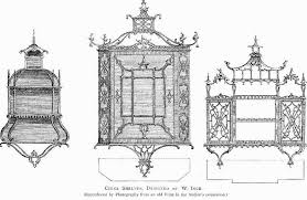 China Shelves Chippendale Design Hanging Shelves Pagoda