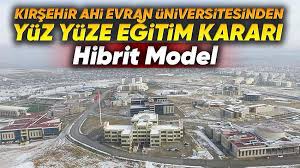 Ahi evran üniversitesi'nin tarihçesi, 1961 yılında kurulan erkek i̇lköğretmen okulu'na dayanır. Kirsehir Ahi Evran Universitesinden Hibrit Egitim Karari