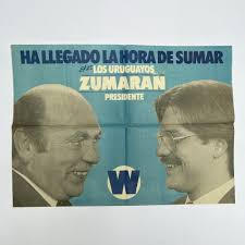 Sold at Auction: 7 electoral posters Partido Nacional 1984