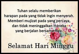 Maybe you would like to learn more about one of these? 30 Kata Ucapan Selamat Hari Minggu Katolik Terbaik Disertai Gambarnya Yosef Web Id