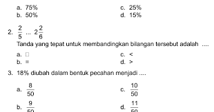 Check spelling or type a new query. 15 Soal Matematika Kelas 5 Bab Pecahan Semester 2 Plus Pembahasan Kumpulan Soal Ulangan