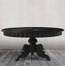 Pottery barn's expertly crafted collections offer a widerange of stylish indoor and outdoor furniture, accessories, decor and more, for every room in your home. Pedestal Dining Table Round Black