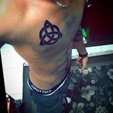 Triquetra Tattoo Men Meaningful Chest Tattoos For Guys Trinity Knot Tattoo Friend Tattoos In this post you can see different images and photos of triquetra knot tattoo image made by different people of different ages. triquetra tattoo men meaningful