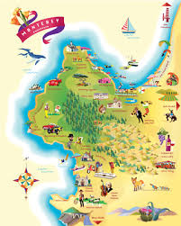 The area described here includes the counties of monterey and san benito with the cities of monterey. Monterey California Map Wall Art Decor Monterey Map Print Travel Poster City Map Wall Art Wall Art Monterey Map Print Art Collectibles Prints Heartpoint Gr