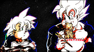 Power your desktop up to super saiyan with our 827 dragon ball z hd wallpapers and background images vegeta, gohan, piccolo, freeza, and the rest of the gang is powering up inside. Wallpaper Dragon Ball Z Anime Gohan Son Goku Noodles Space Trippy Psychedelic 1920x1080 Rudrik 1781951 Hd Wallpapers Wallhere