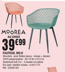 Pour toute la maison, la foir'fouille vous propose des articles d'aménagement et de décoration modernes à prix abordables. Promo Fauteuil Wilo Chez La Foir Fouille