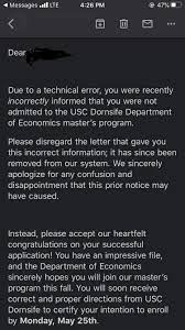 It's not just asking why you deserve the award, it's asking why you deserve consideration over the other applicants. I Got Into Usc After Getting Rejected From Them And Then Signing A Lease And Accepting An Offer Scholarship Research Position At Another School I Got This Yesterday And They Want Me To Respond