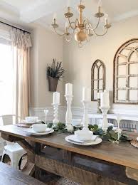 The cottage white pedestal base is made from acacia and pine wood, while the tabletop. 15 Amazing Farmhouse Dining Room Decor Ideas Trends